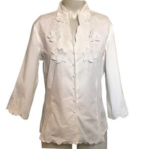 NEXX WHITE FLORAL BLOUSE‎